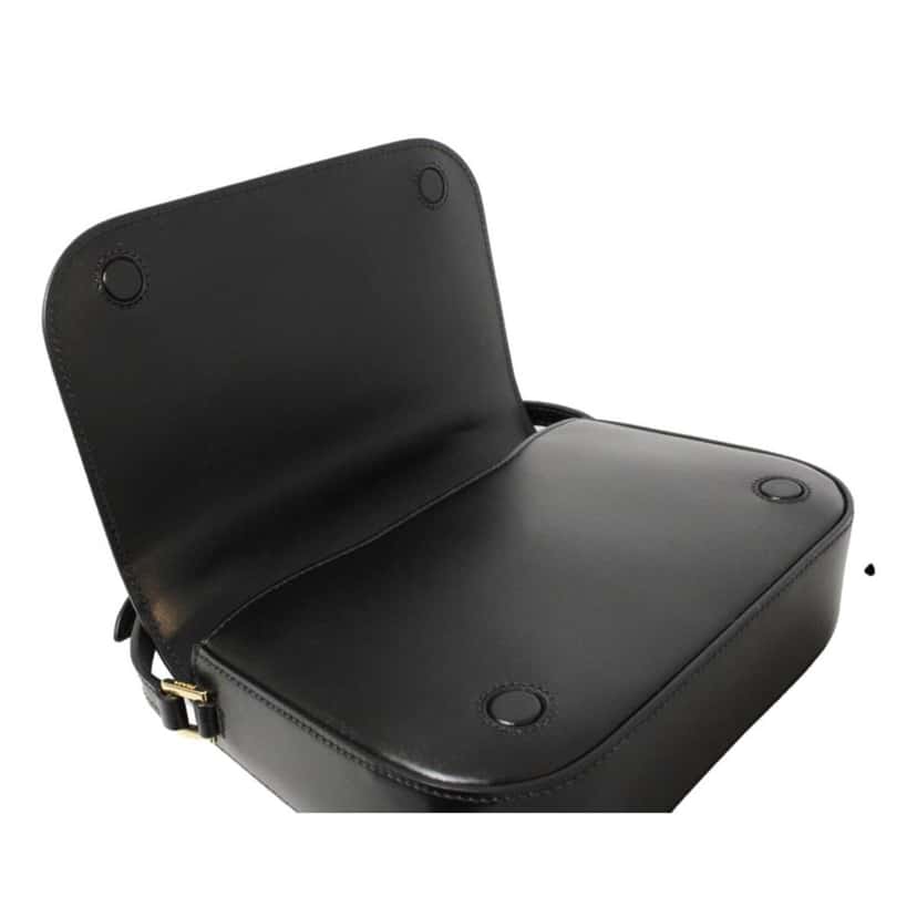 Prada Prada City Calf Leather Black Crossbody Flap Bag Black Leather Never worn, with tag - Inside View