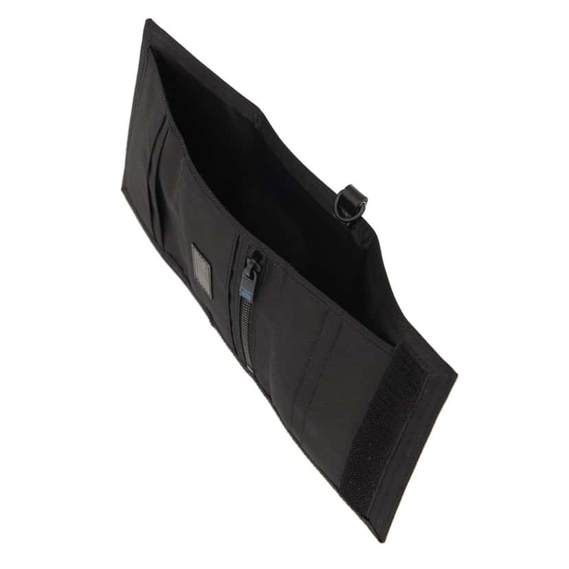 Saint Laurent Saint Laurent Nuxx Black Nylon Chain Trifold Wallet Black Never worn, with tag - Model View