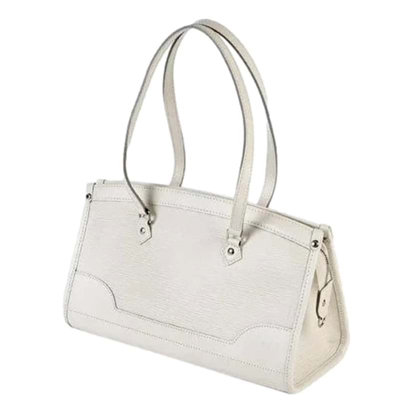 Louis Vuitton Louis?Vuitton Madeleine PM Epi Shoulder Bag White White Leather Very good condition - Front View