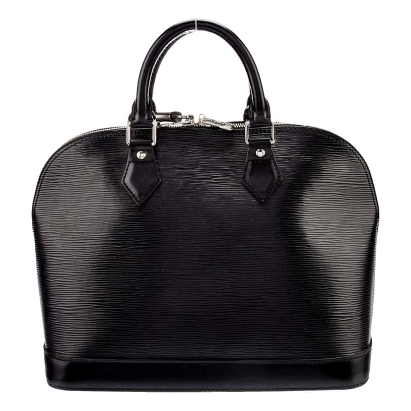 Louis Vuitton Louis Vuitton Alma Womens Handbag Black Epi Leather MM Black Leather Good condition - Front View