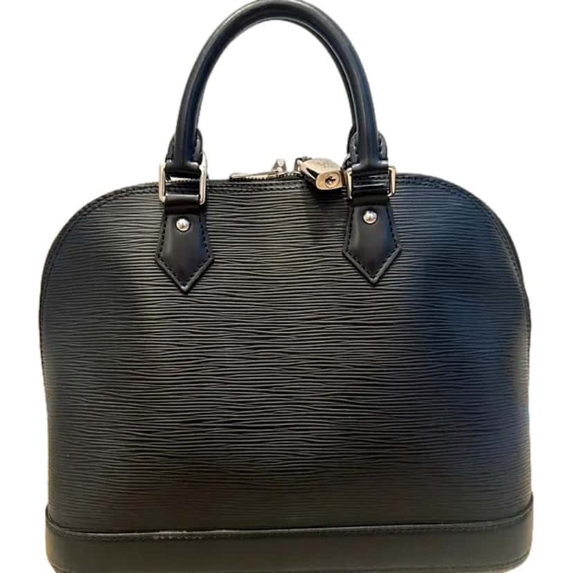 Louis Vuitton Louis Vuitton Alma Womens Handbag Black Epi Leather MM Black Leather Good condition - Back View