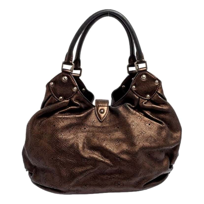 Louis Vuitton Louis Vuitton Mahina Hobo Handbag XL Leather Bronze Brown Leather Good condition - Inside View