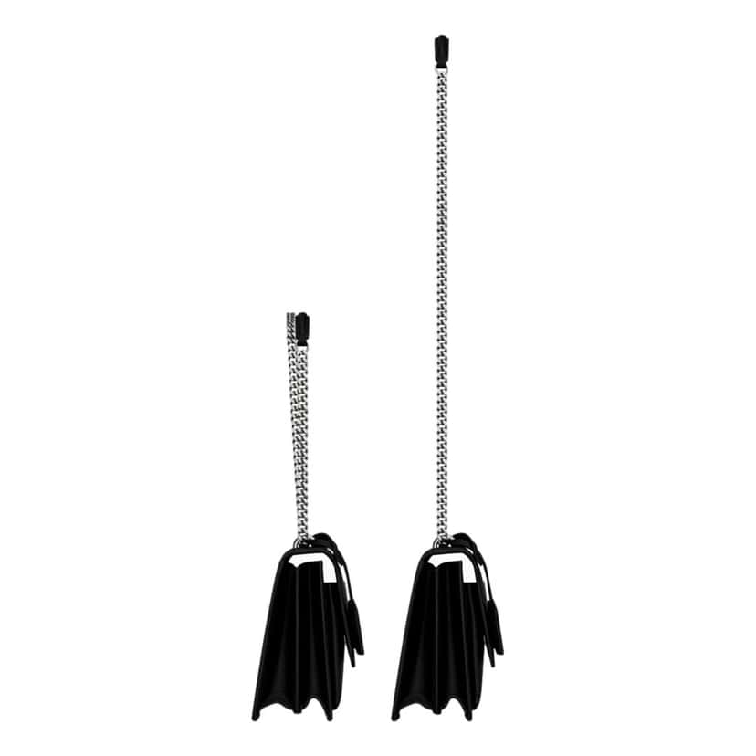 Saint Laurent Saint Laurent Sunset Black Smooth Leather Chain Strap Handbag Crossbody Black Leather Very good condition - Inside View