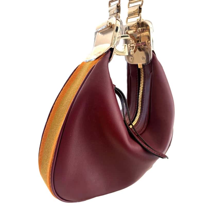 Gucci Gucci Attach√© Small Shoulder Bag Burgundy Leather Red Leather Never worn, with tag - Box View