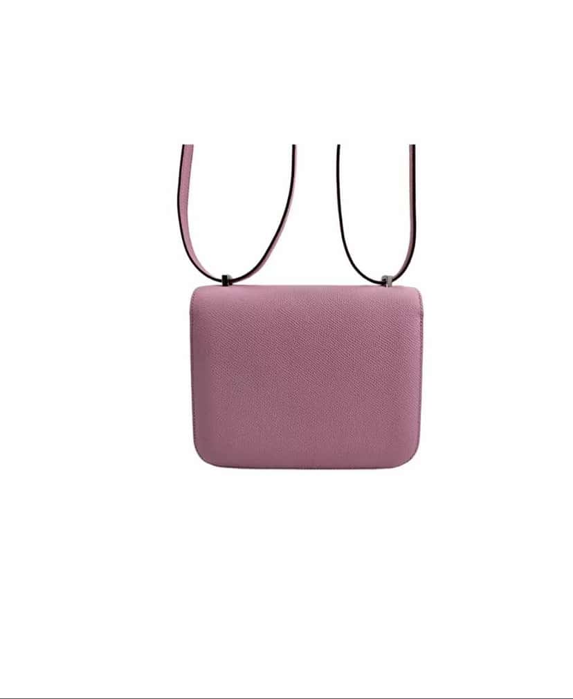 Hermès Constance 18 Mauve Pink Leather Never worn - Back View