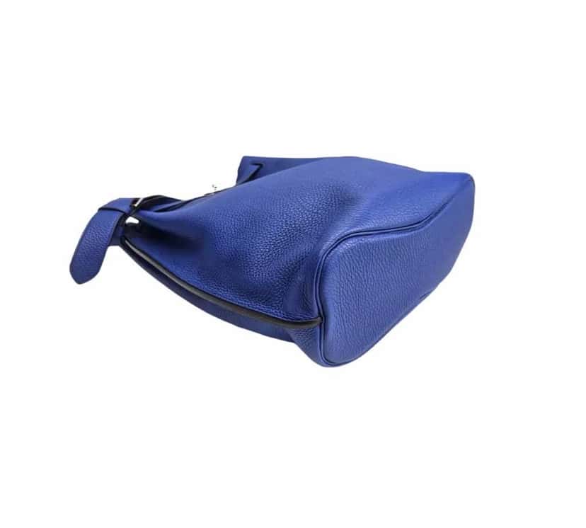 Hermès So Kelly Togo Leather Blue Leather Very good condition - Inside View