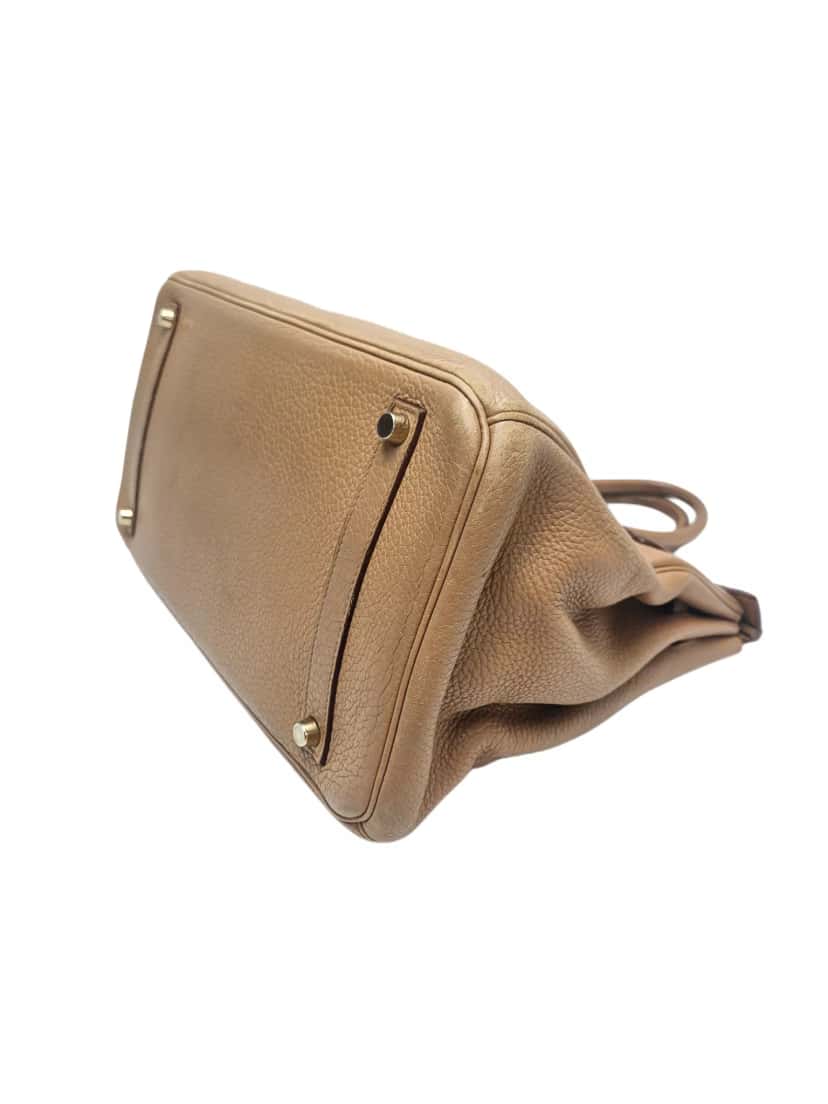 Hermès Birkin 35 Gold Hardware Beige Leather Gold Good condition - Model View