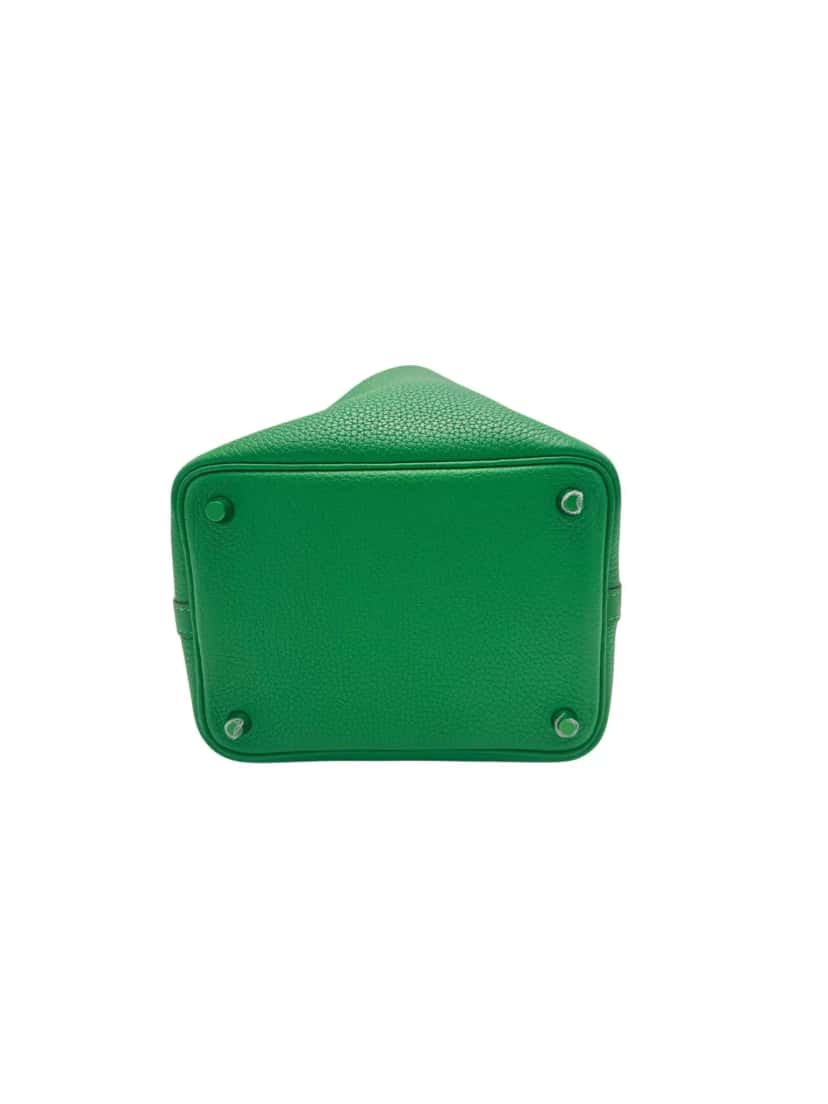 Hermès Picotin Lock 18 Bambou Green Leather Very good condition - Inside View