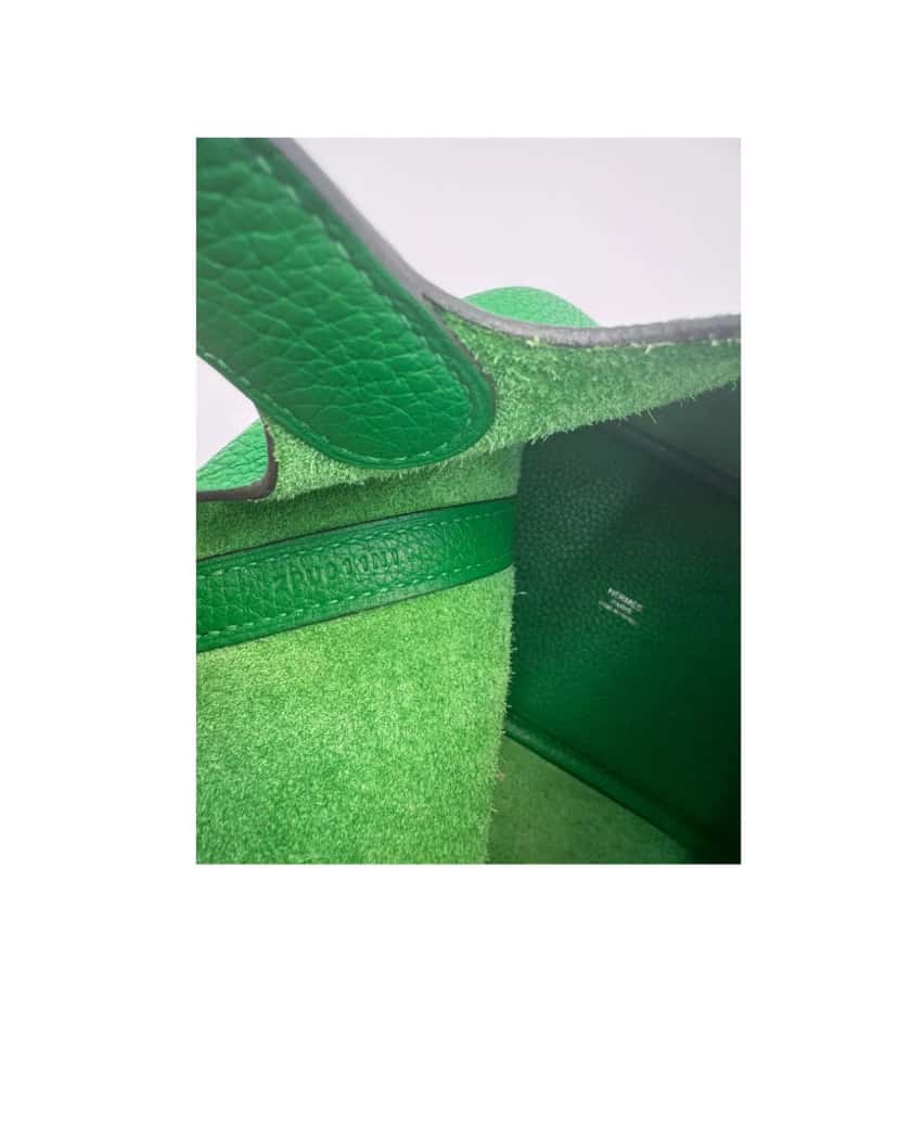 Hermès Picotin Lock 18 Bambou Green Leather Very good condition - Model View