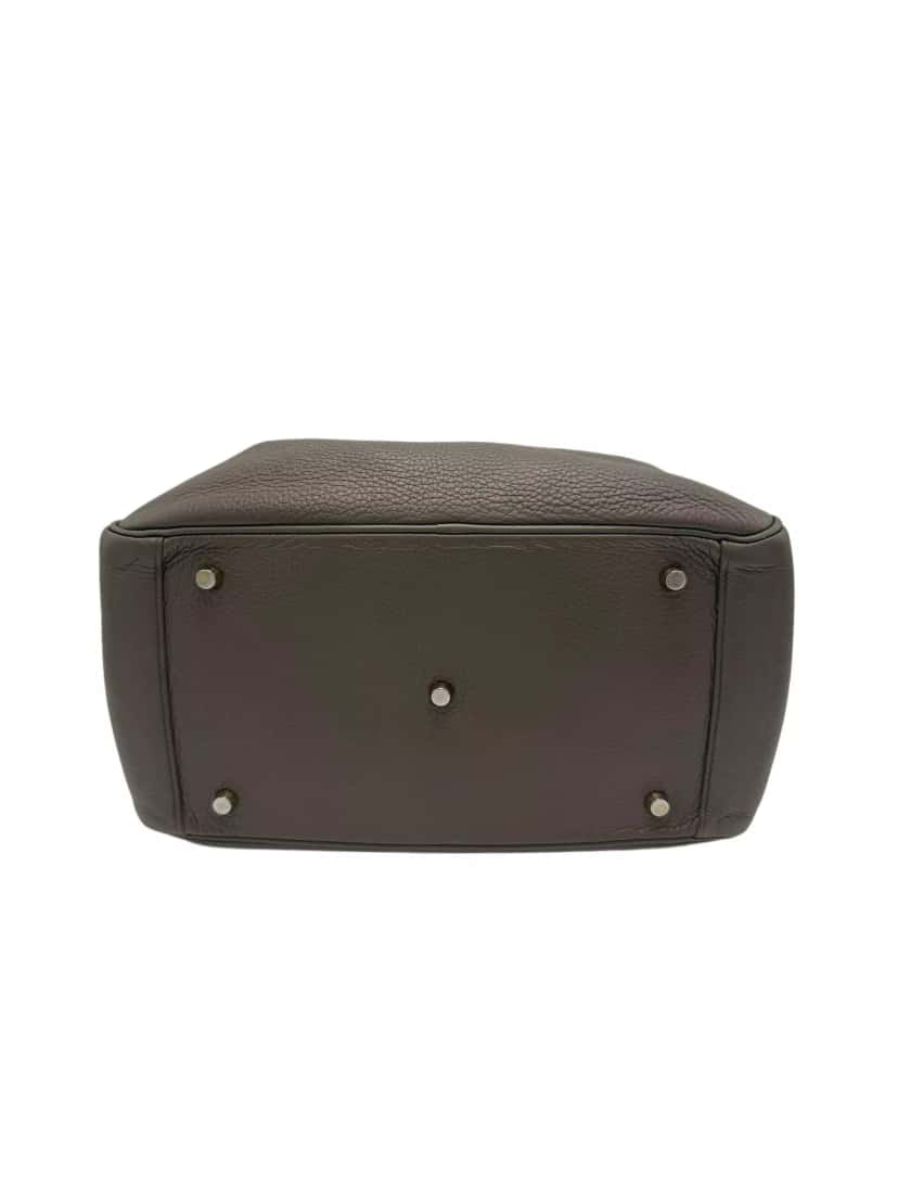 Hermès Lindy 34 Togo Leather Brown Leather Very good condition - Back View