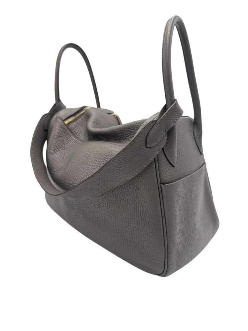 Hermès Lindy 34 Togo Leather Brown Leather Very good condition - Inside View