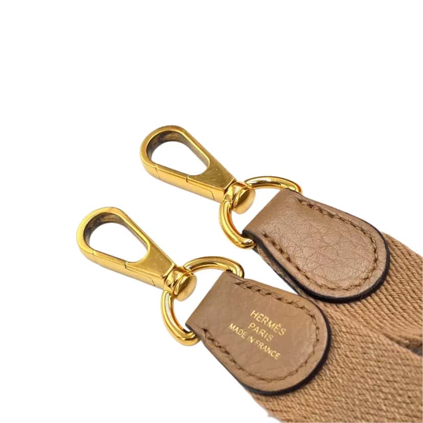 Hermès Evelyne Clemence Gold TPM Brown Leather Good condition - Box View