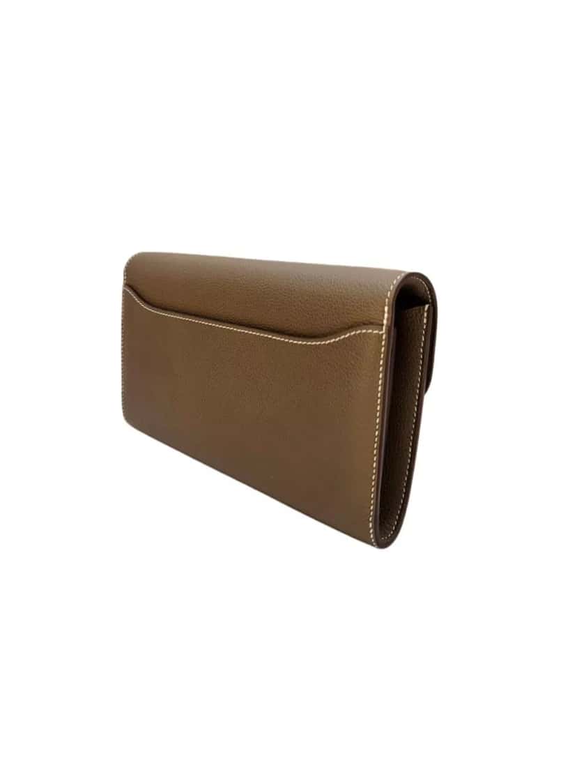 Hermès Constance To Go Wallet Grey Leather Very good condition - Inside View