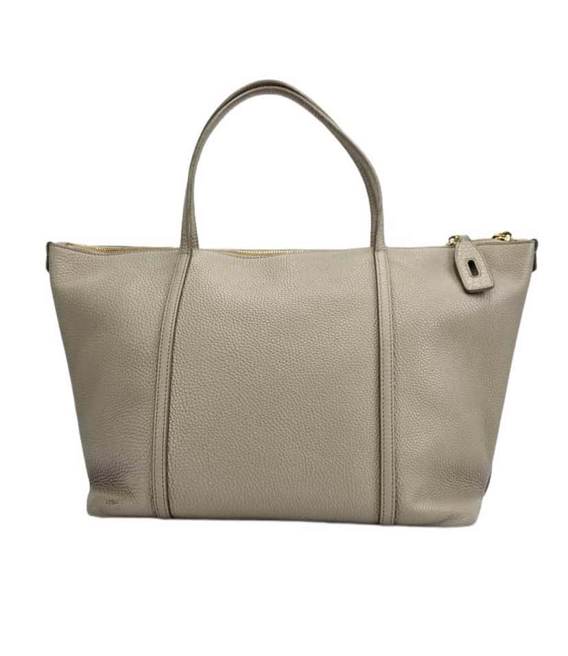Dolce & Gabbana Leather Tote Beige Leather Very good condition - Front View