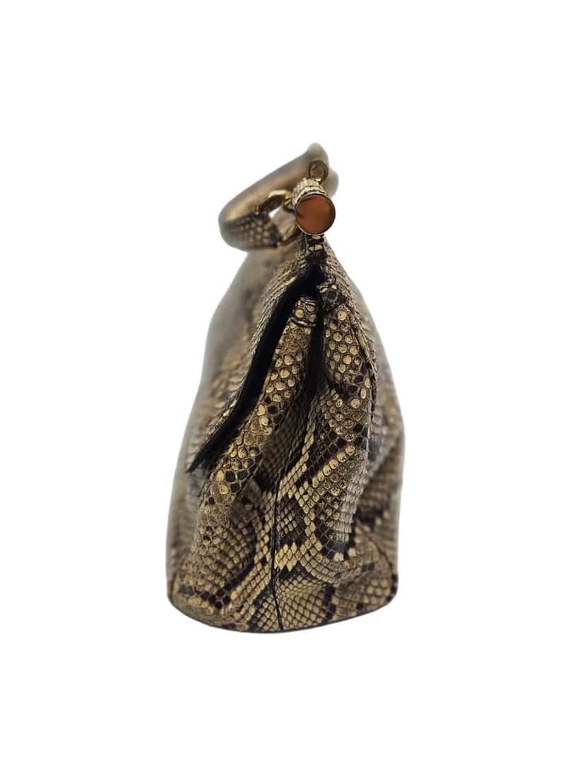 Dolce & Gabbana Yellow Python Sicily Bag Yellow Leather Good condition - Box View