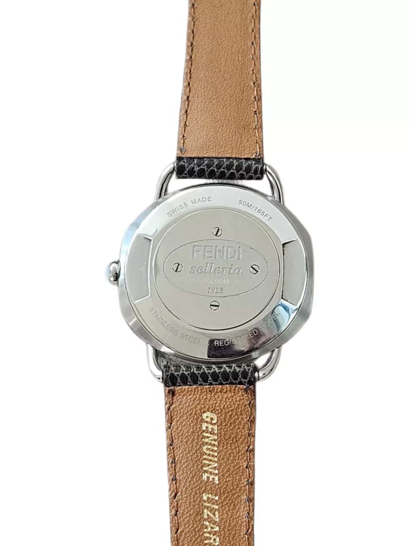 Fendi Selleria Women's Watch Grey Stainless steel Never worn - Inside View