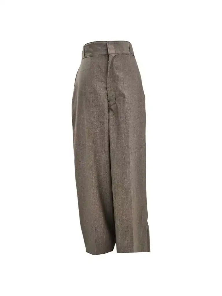 Prada Grey Gabardine Trousers Grey Polyester Very good condition - Inside View