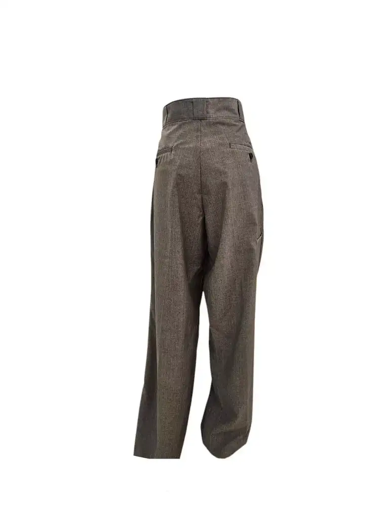 Prada Grey Gabardine Trousers Grey Polyester Very good condition - Box View