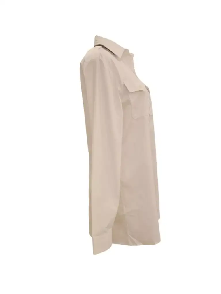 Prada White Longsleeve Shirt White Cotton Good condition - Back View