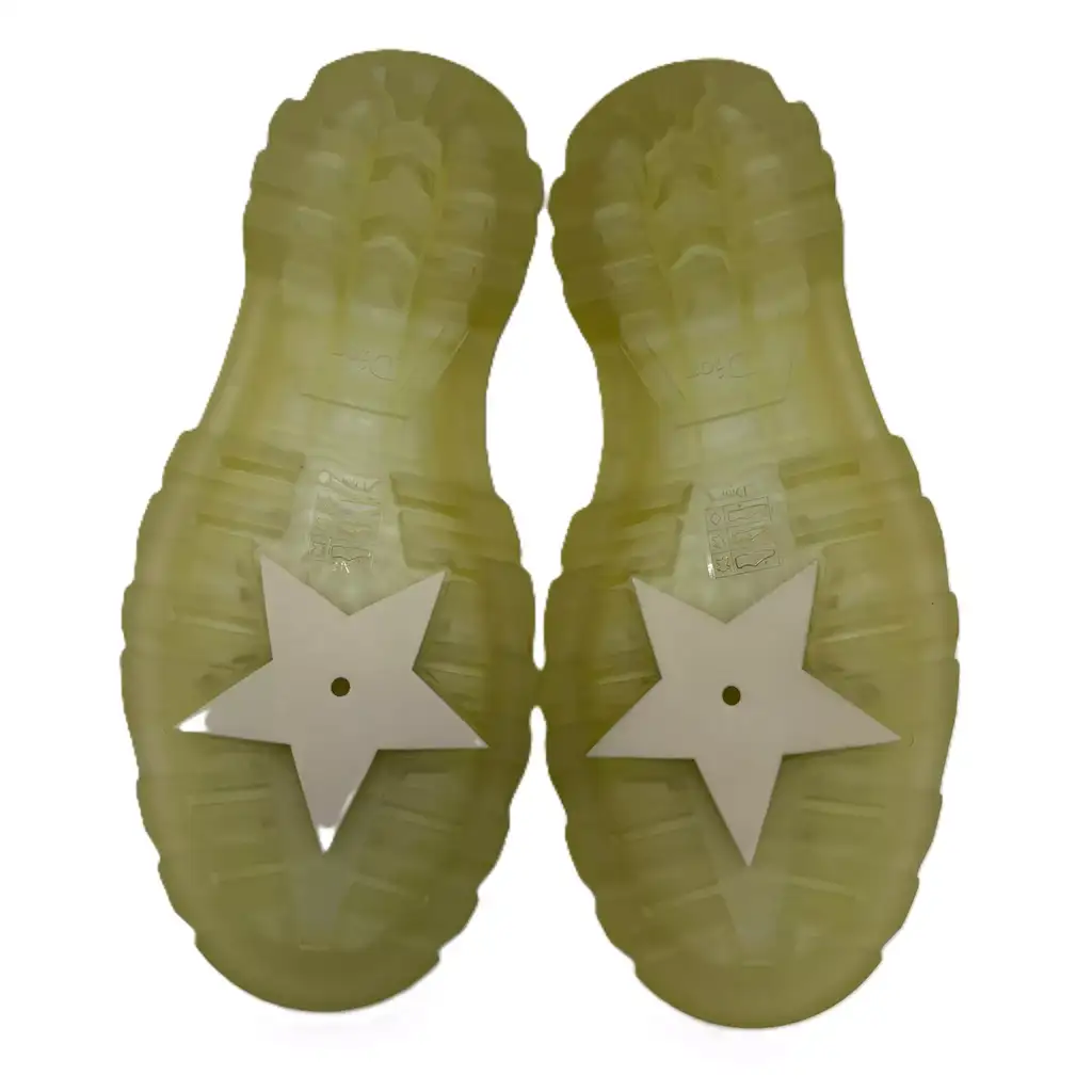 Christian Dior White Leather Code Loafers White Leather Very good condition - Inside View