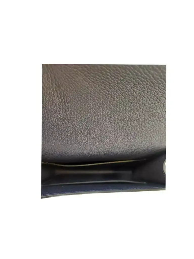 Hermès Slim Card Holder Wallet Blue Leather Never worn - Box View