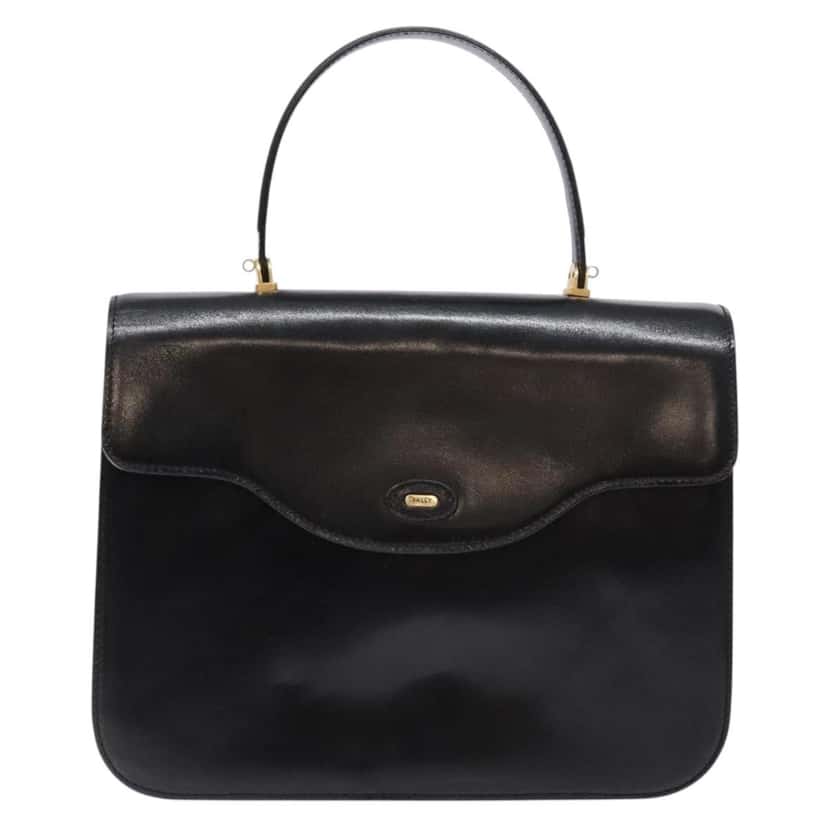 Bally Handbag Black Leather Good condition - Front View