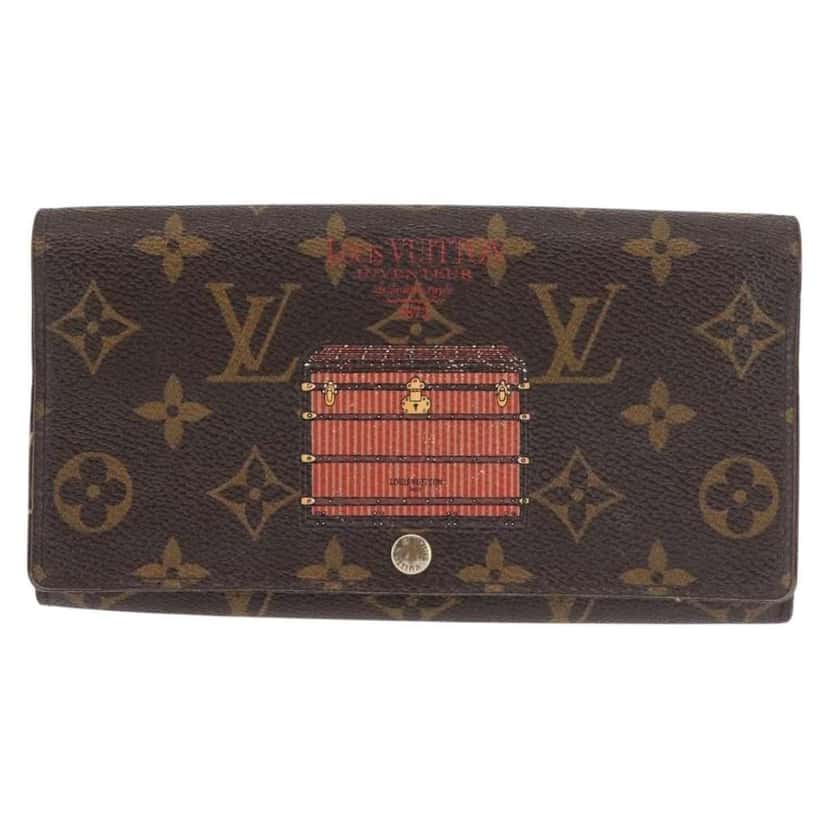 Louis Vuitton Vintage Sarah Wallet Brown Canvas Good condition - Front View