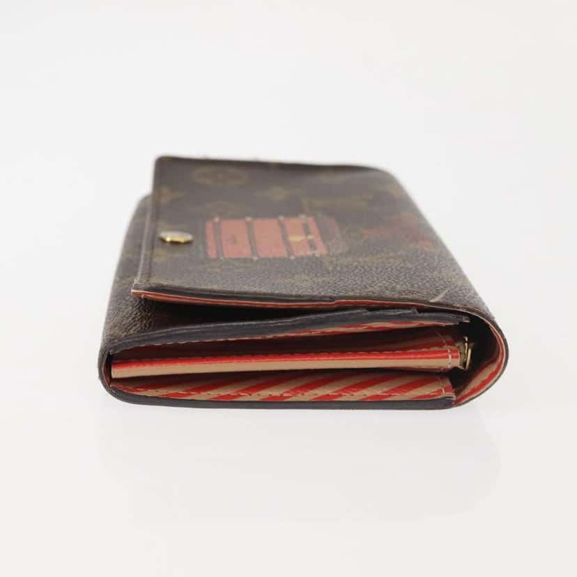 Louis Vuitton Vintage Sarah Wallet Brown Canvas Good condition - Inside View