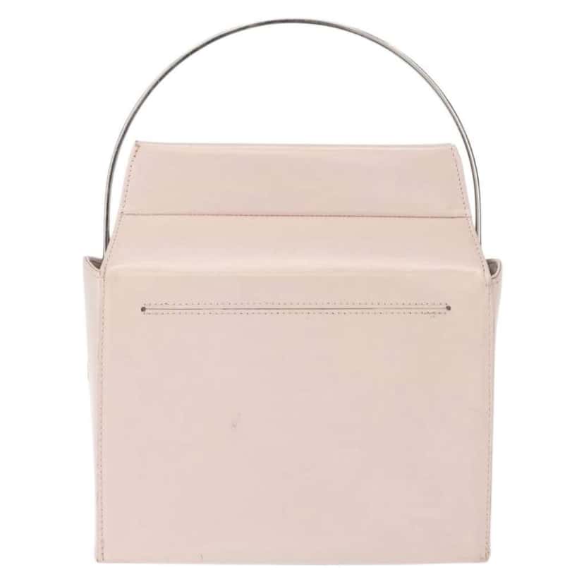 Givenchy Vintage 4G handbag Pink Leather Good condition - Back View