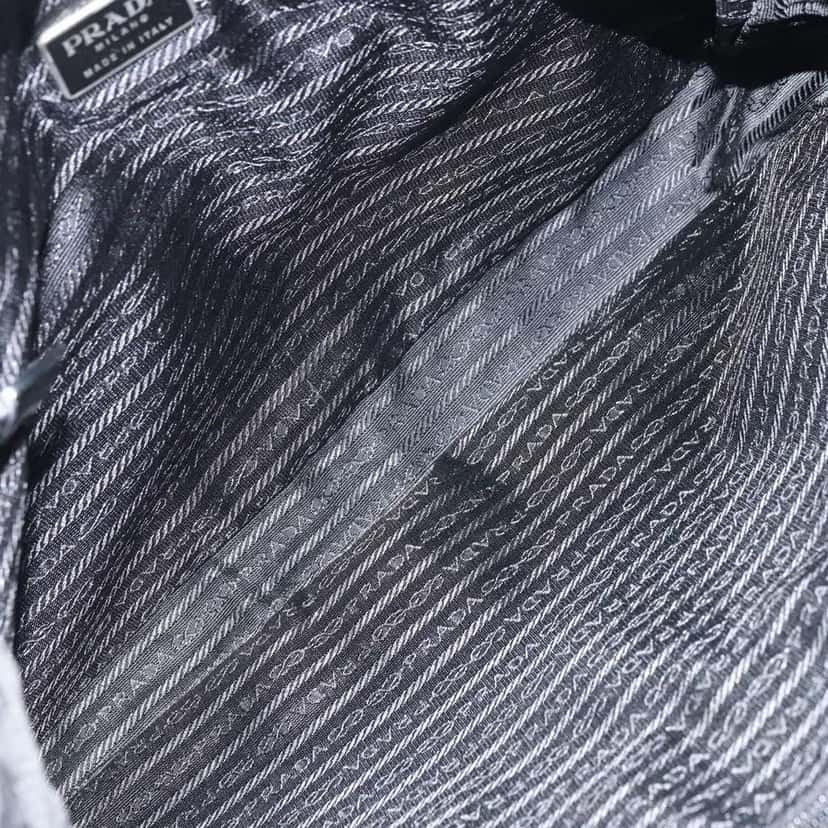 Prada Vintage Zip Tote Black Good condition - Box View