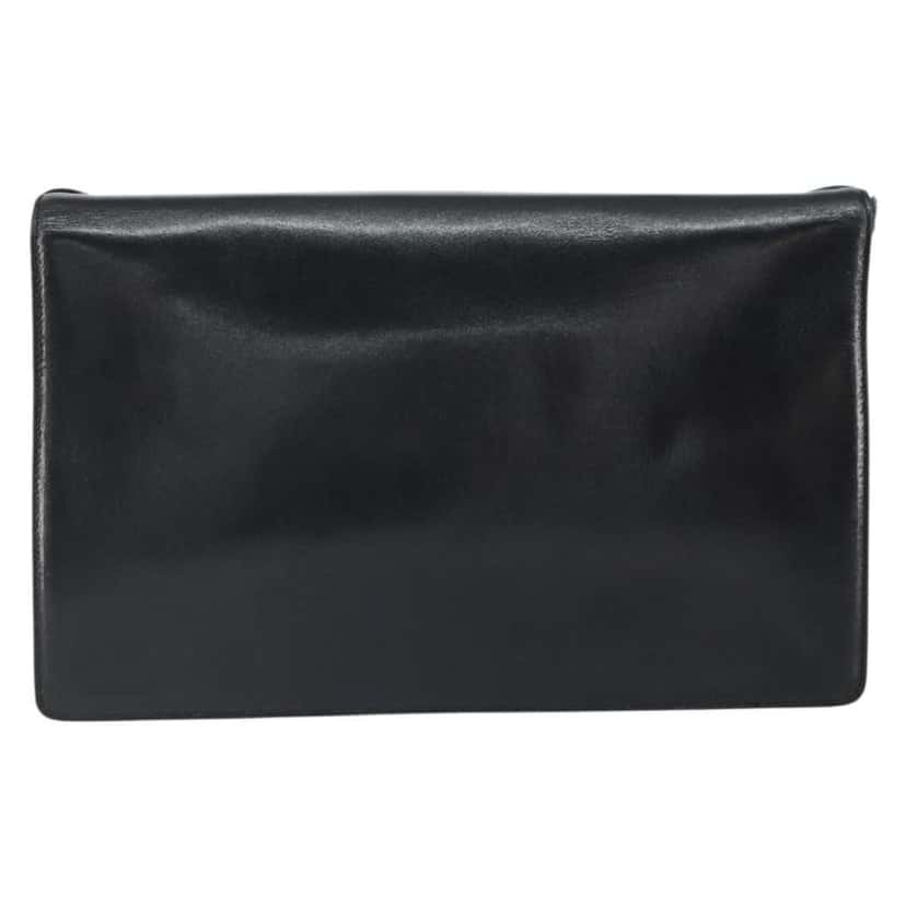 Valentino Garavani Bow Crossbody Bag Black Leather Good condition - Back View