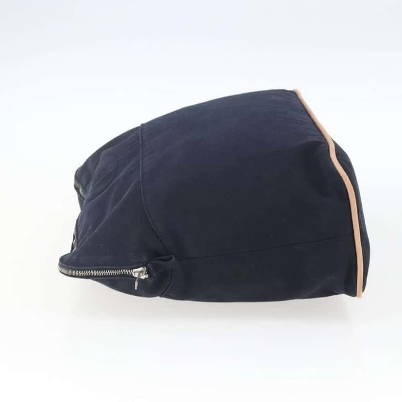 Hermès Bolide Travel Pouch Navy Canvas Good condition - Inside View