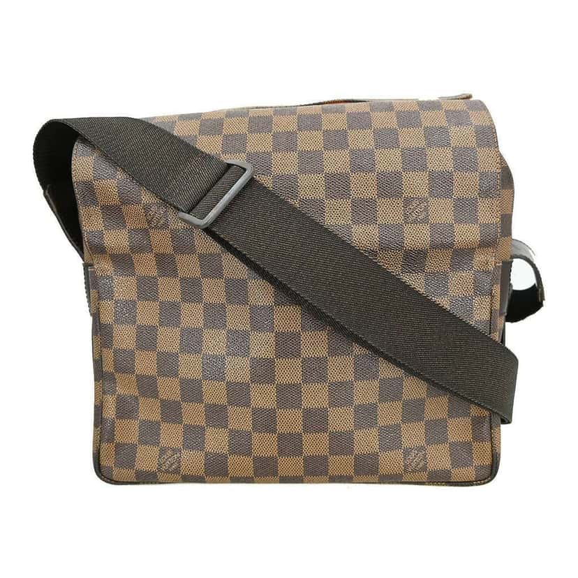 Louis Vuitton Naviglio Handbag Brown Canvas Good condition - Front View