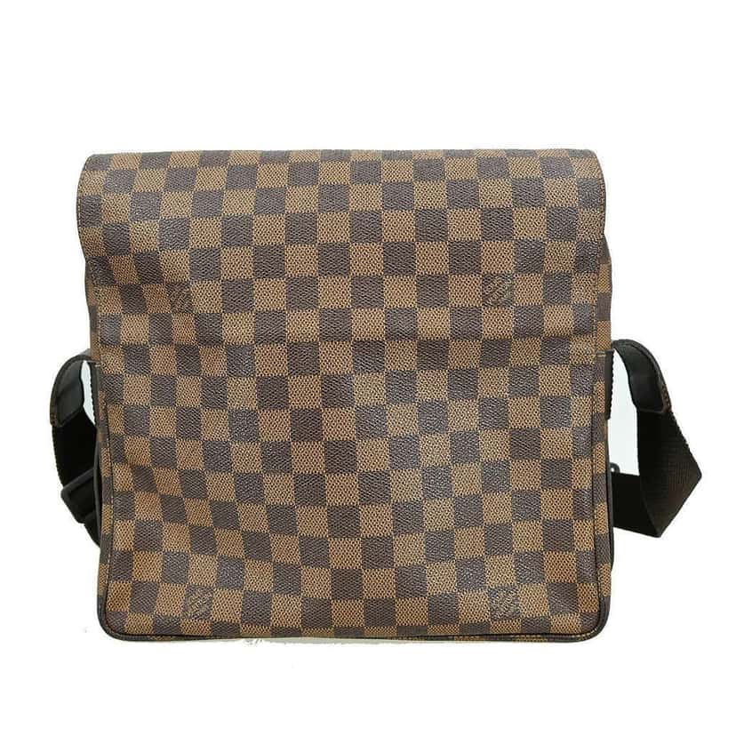 Louis Vuitton Naviglio Handbag Brown Canvas Good condition - Back View