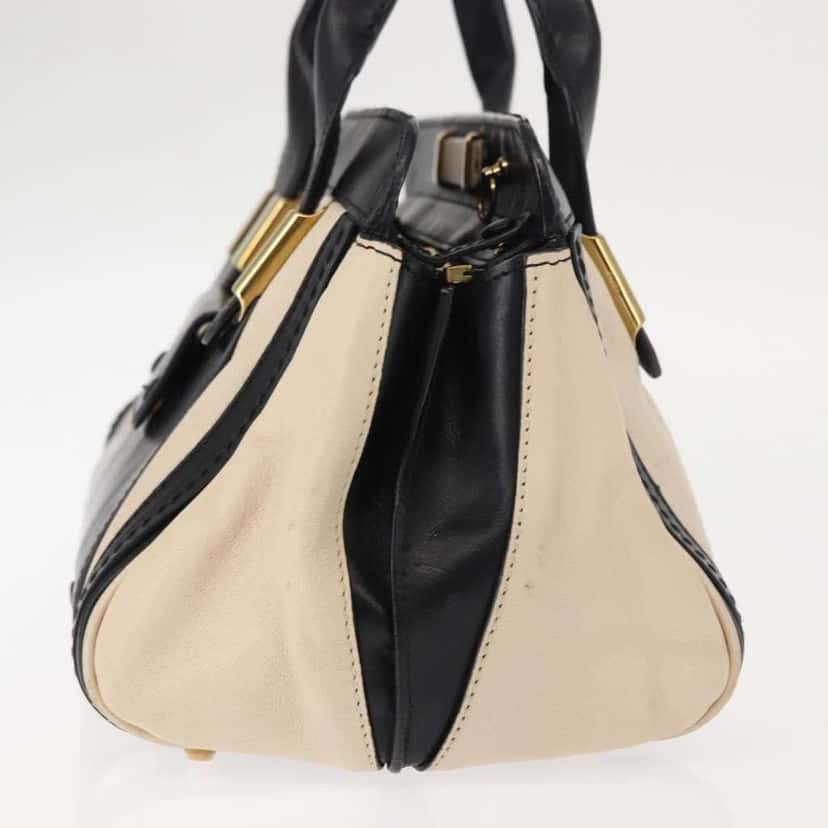 Chloe Alice Satchel White Leather Good condition - Inside View
