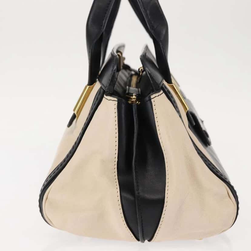 Chloe Alice Satchel White Leather Good condition - Model View