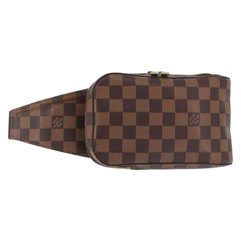 Louis Vuitton Geronimos Waist Bag Brown Canvas Good condition - Front View