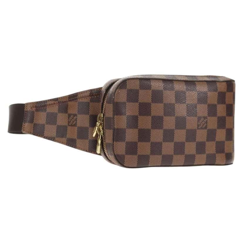 Louis Vuitton Geronimos Waist Bag Brown Canvas Good condition - Front View