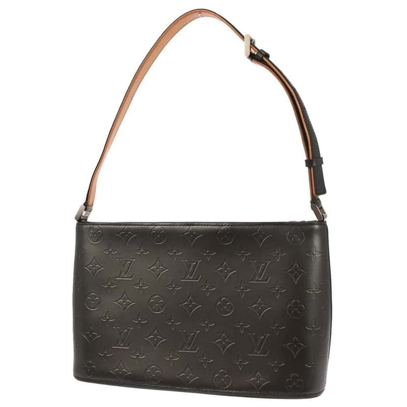 Louis Vuitton Mat Allston Handbag Black Good condition - Back View