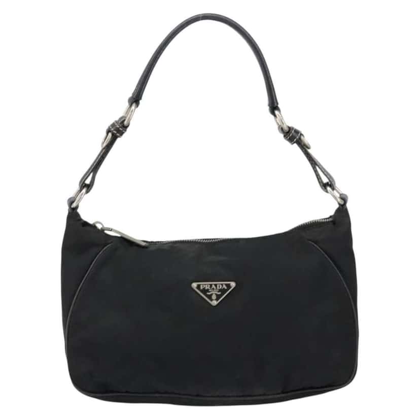 Prada Vintage Shoulder Bag Black Fair condition - Front View