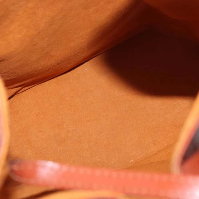 Louis Vuitton Vintage Sac d'Epaule Handbag Brown Leather Good condition - Box View