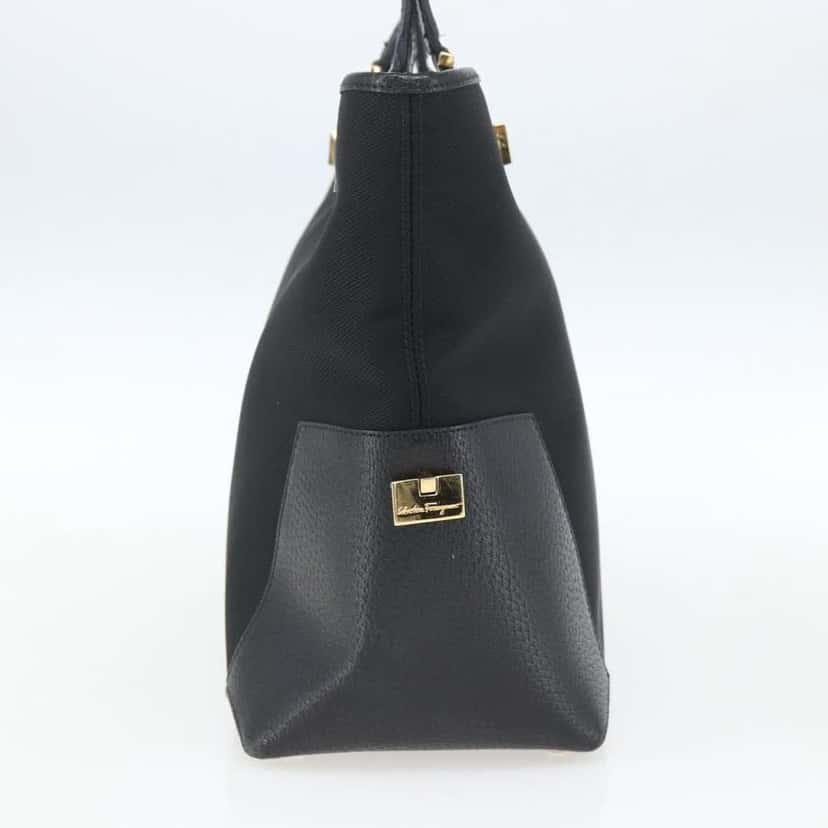 Salvatore Ferragamo Vintage Tote bag Black Good condition - Inside View