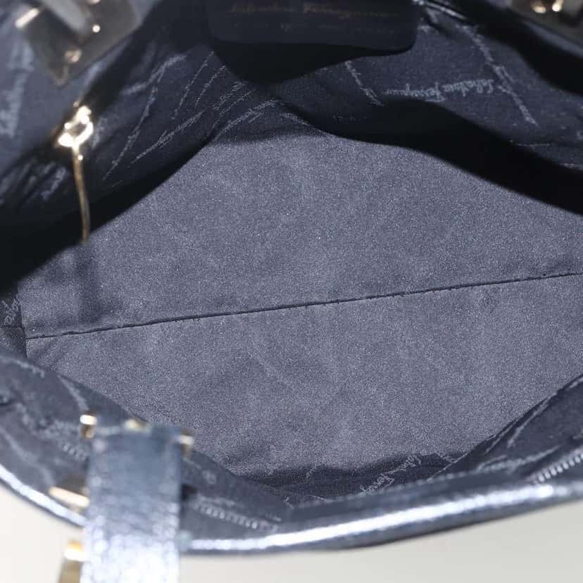 Salvatore Ferragamo Vintage Tote bag Black Good condition - Box View