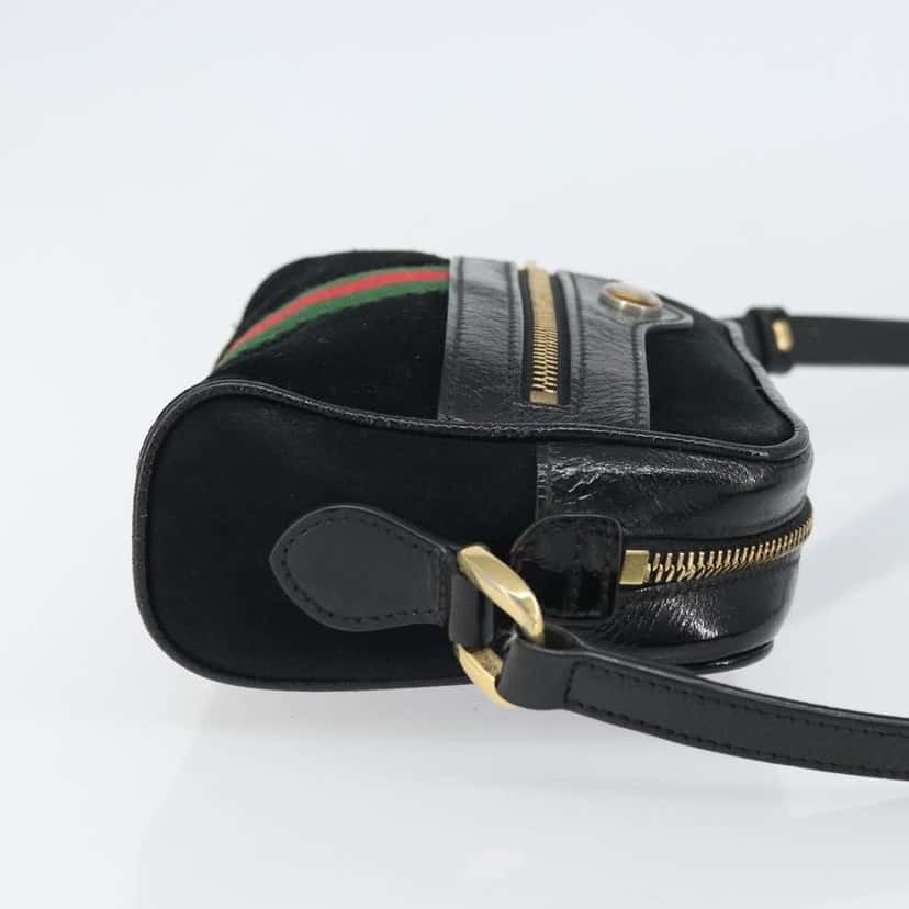 Gucci Ophidia Shoulder Bag Black Suede Good condition - Inside View