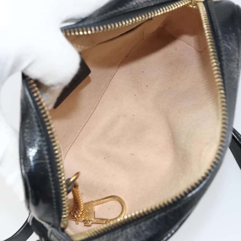 Gucci Ophidia Shoulder Bag Black Suede Good condition - Box View