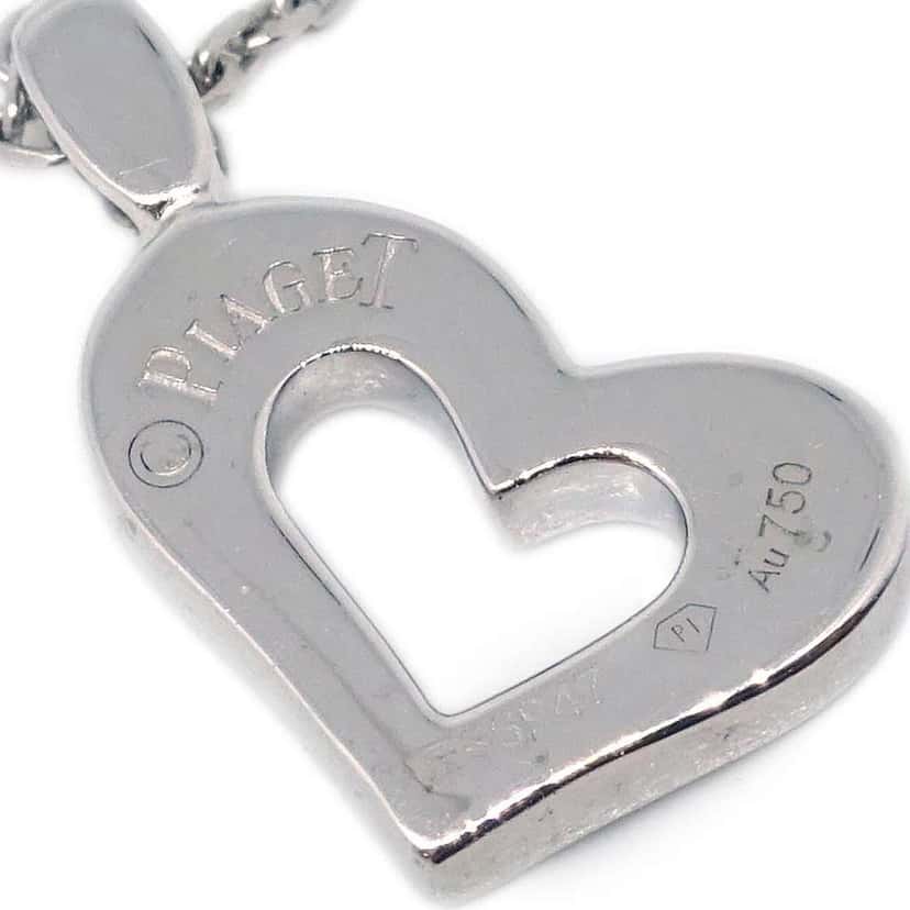 Piaget Limelight Hearts Pendant Necklace Silver Good condition - Inside View