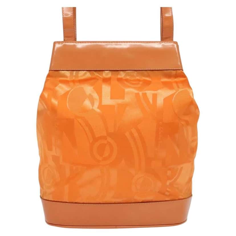 Salvatore Ferragamo Vintage Shoulder Bag Orange Good condition - Back View