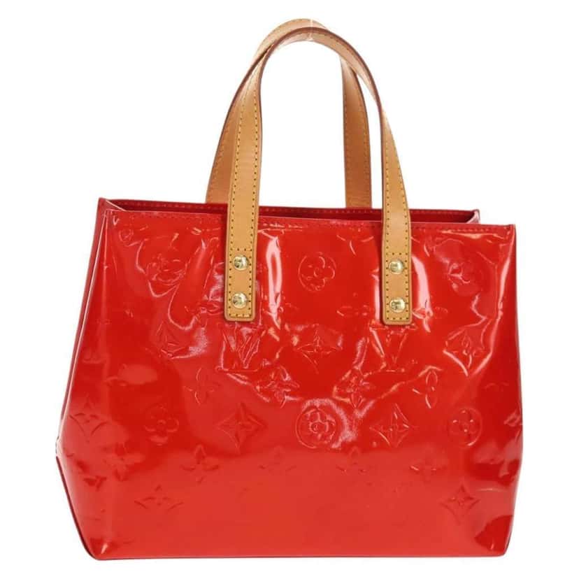 Louis Vuitton Reade Handbag Red Good condition - Front View