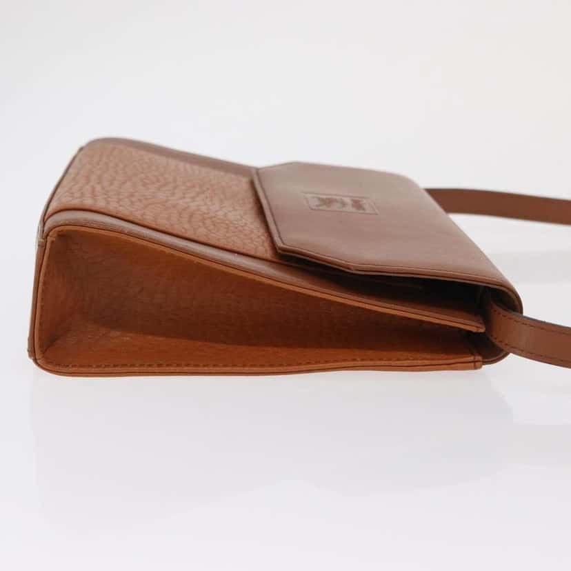 Burberry Vintage Shoulder Bag Brown Leather Good condition - Inside View