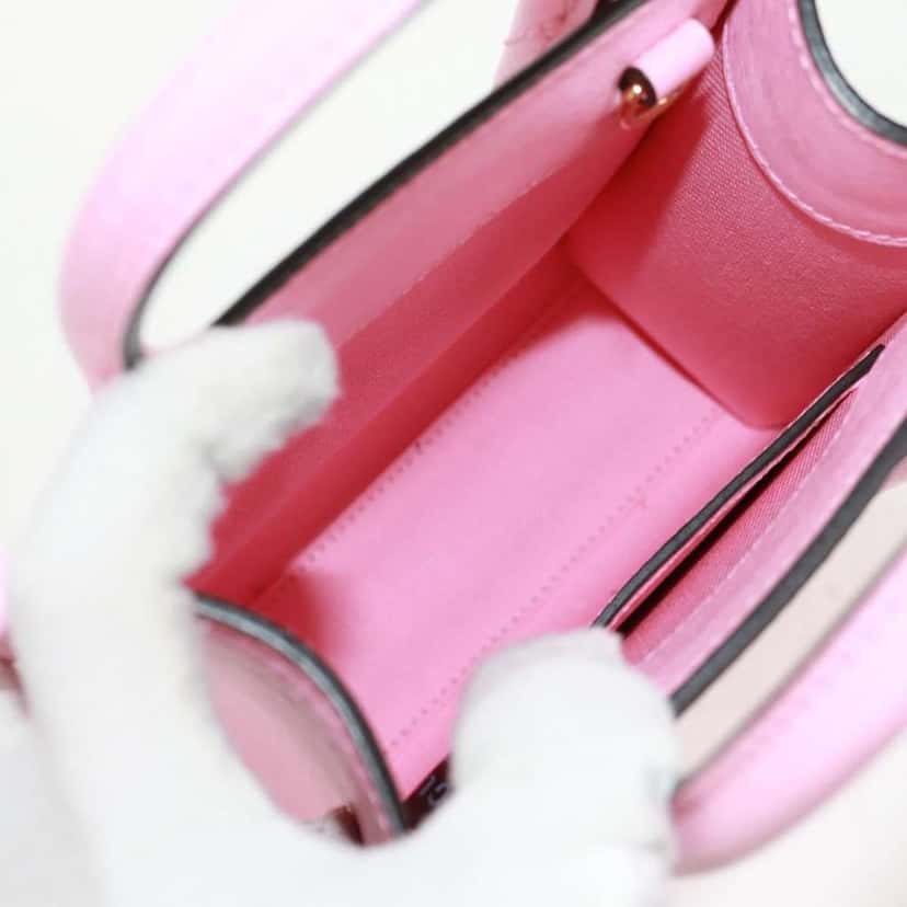 Gucci Vertical Tote Pink Leather Good condition - Box View